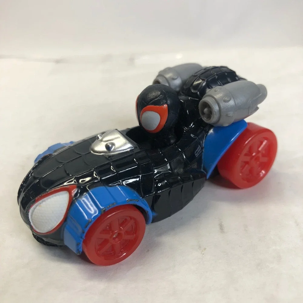 2 Marvel Spidey & His Amazing Friends Amazing Metals Die Cast Cars Miles Morales